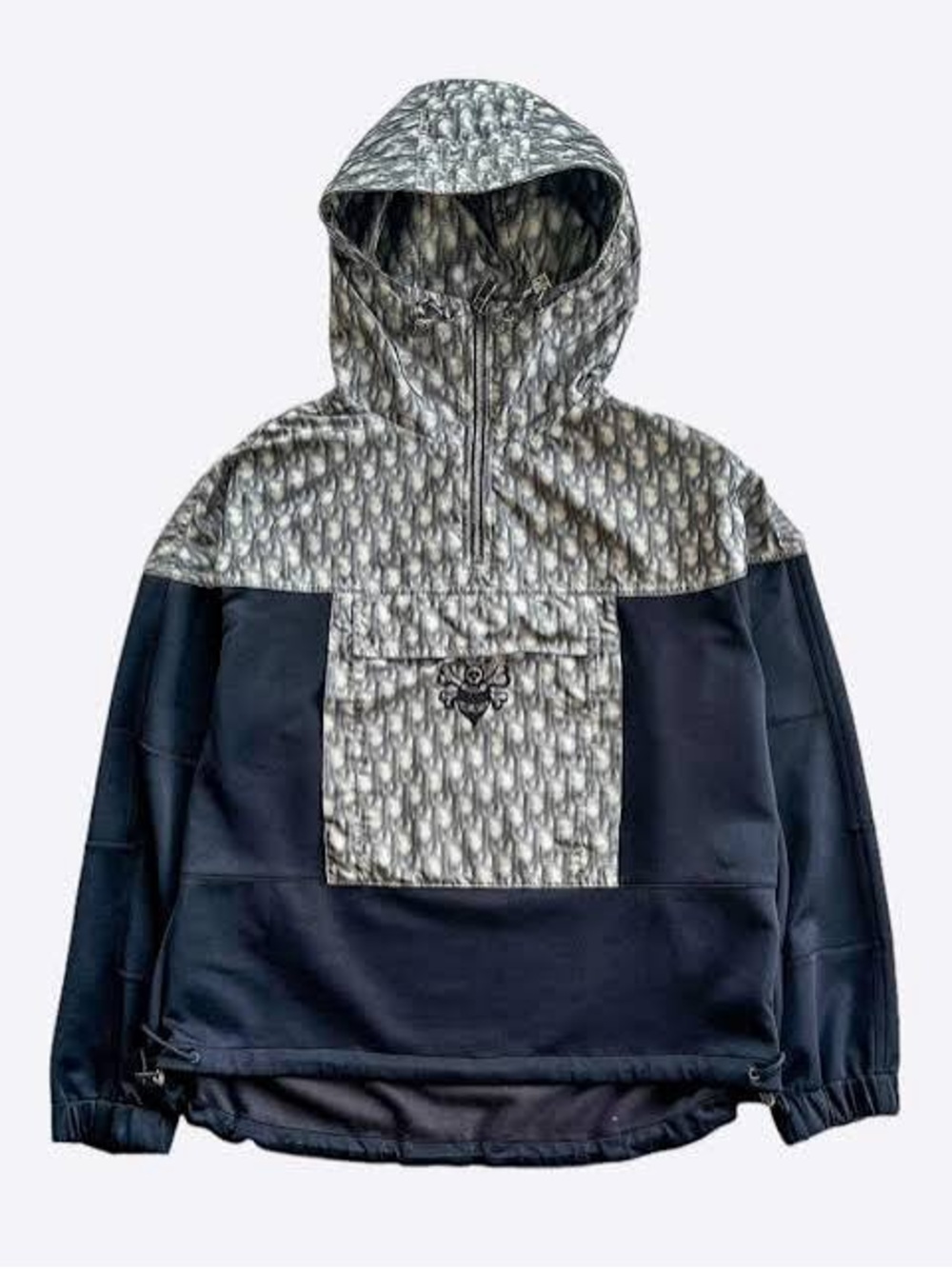 NEW Dior Stussy Blurred Oblique Anorak